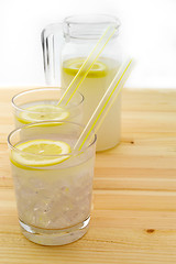 Image showing fresh lemonade drink