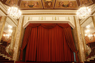 Image showing Old theater stage