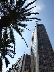 Image showing Mediterranean office skyscraper