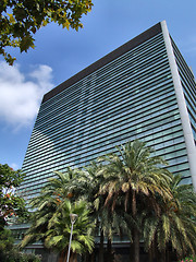 Image showing Modern office highrise building