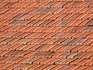 Image showing Roof tiles background