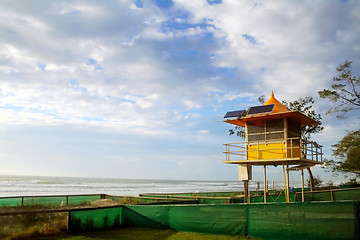 Image showing Lifeguard Tower