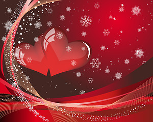 Image showing St. Valentine's day card