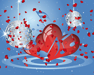 Image showing St. Valentine's day card