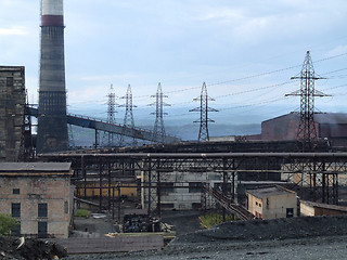Image showing Industrial factory area in Russia