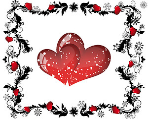 Image showing St. Valentine's day card