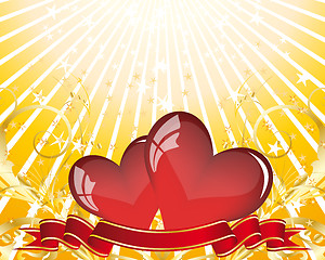 Image showing St. Valentine's day card