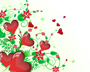 Image showing St. Valentine's day card