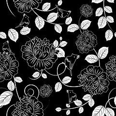 Image showing seamless floral pattern