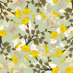 Image showing Seamless floral pattern