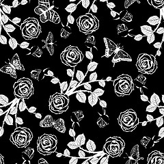 Image showing seamless floral pattern