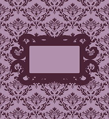 Image showing seamless damask pattern