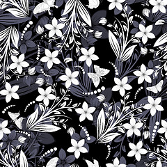 Image showing seamless floral pattern