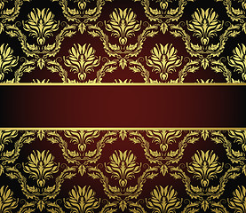 Image showing seamless damask pattern