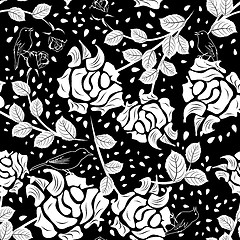 Image showing seamless floral pattern