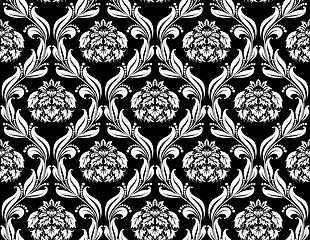 Image showing seamless damask pattern