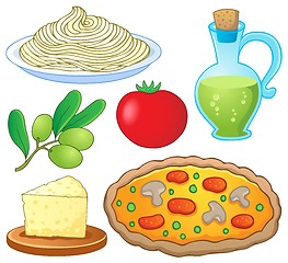 Image showing Italian food collection 1