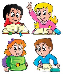 Image showing School pupils theme image 2
