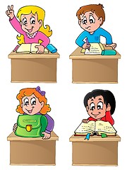 Image showing School pupils theme image 1