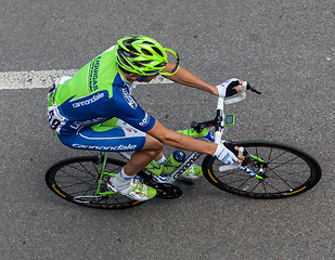 Image showing The Italian Cyclist Vanotti Alessandro