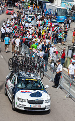 Image showing Lotto-Belisol Team's Car