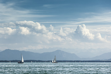 Image showing sailing at Starnberg lake