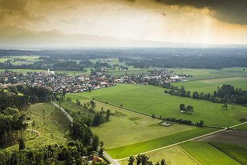 Image showing panoramic aerial view Bavaria