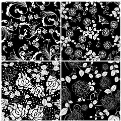 Image showing seamless floral pattern