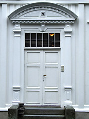 Image showing White decorative door