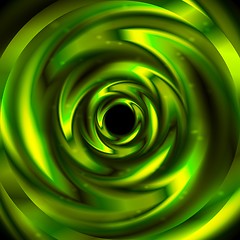 Image showing Bright green abstraction