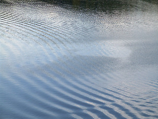 Image showing Calm water - lake surface