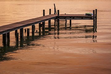 Image showing wooden jetty