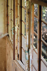 Image showing rusty window