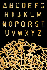 Image showing kids pasta font