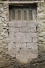 Image showing concrete window