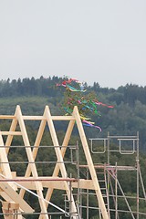 Image showing wooden roof chair