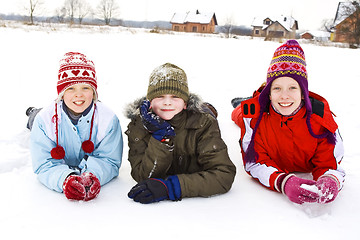 Image showing On the snow