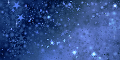Image showing xmas stars in different shapes