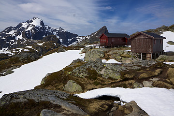 Image showing Mountain hut in Norway