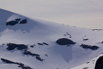 Image showing Snow slopes