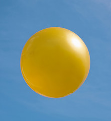 Image showing Ball of golden colour