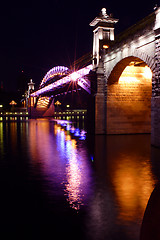 Image showing Moscow, Andreyevsky Bridge