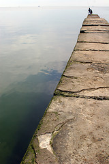 Image showing Odessa, Ukraine, Black sea, Fishermen