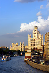 Image showing Moscow, Russia,  A kind on the House On quay Kotelnicheskoj