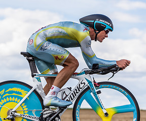 Image showing The Kazak cyclist Vinokourov Alexandr 