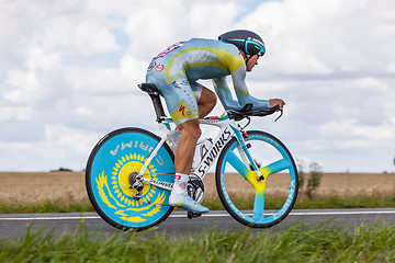 Image showing The Kazak cyclist Vinokourov Alexandr 