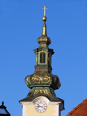 Image showing Tower of st. Mary church, Zagreb