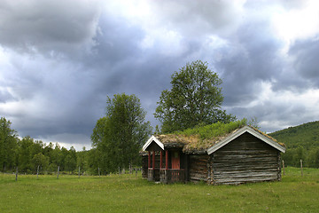 Image showing Norwegian Mountain Cabin