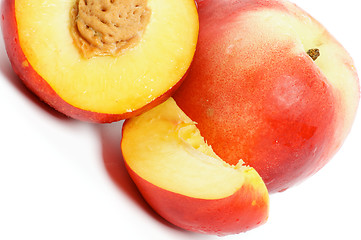 Image showing Three nectarines