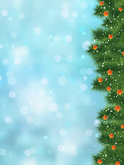 Image showing Christmas greeting card. EPS 8